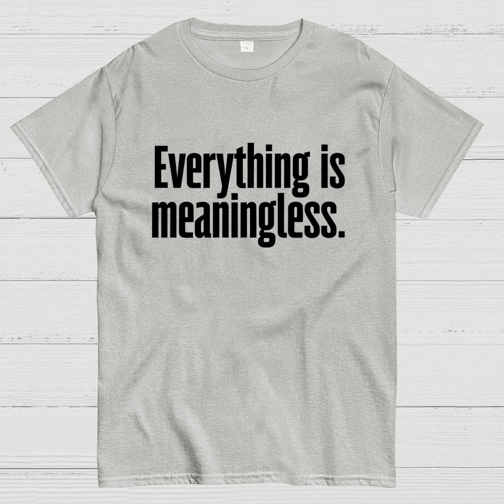Everything is meaningless. Geek T-Shirt