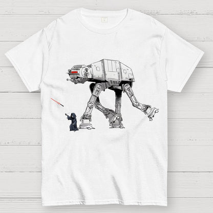 Walking the Galactic Robot Dog Funny Geek T-Shirt