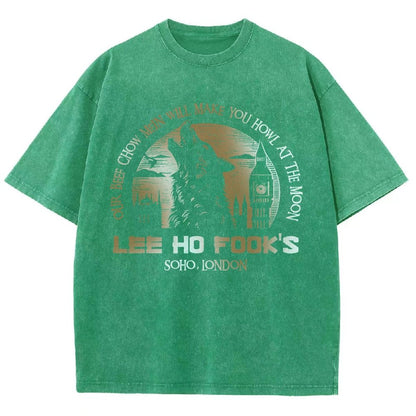 Werewolves of London - Howl at the Moon Vintage Distressed T-shirt