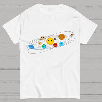Solar System Nerdy T-Shirt