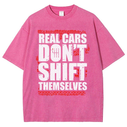 Manual Transmission Gearhead Vintage Distressed T-shirt