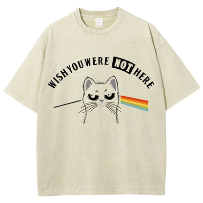 Wish You Were NOT Here Vintage Distressed T-shirt