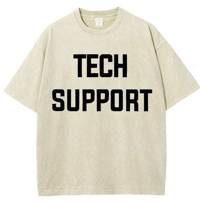Tech Support Vintage Distressed T-shirt