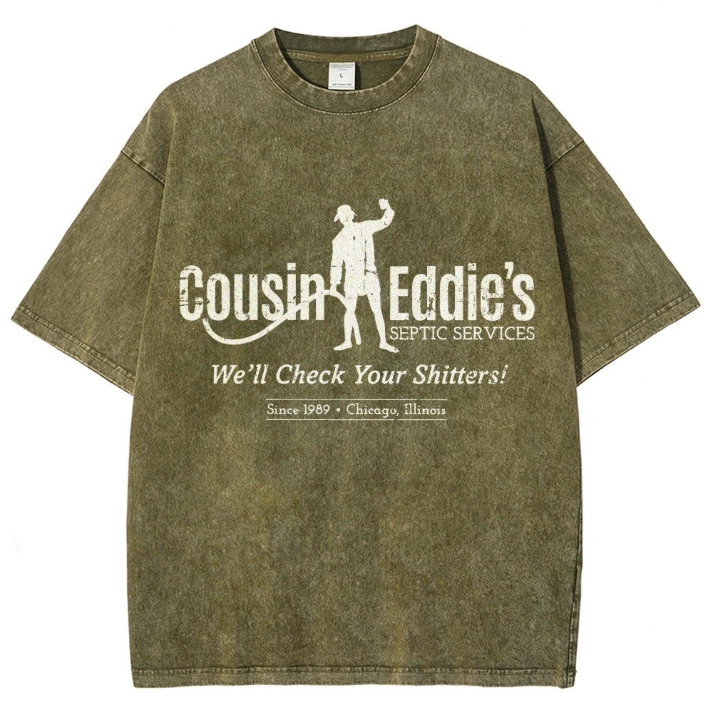 Neighbor Joe's Septic Services Vintage Distressed T-shirt