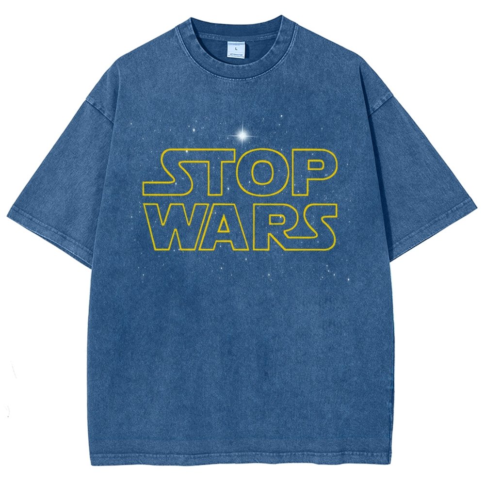Stop Wars! Vintage Distressed T-shirt