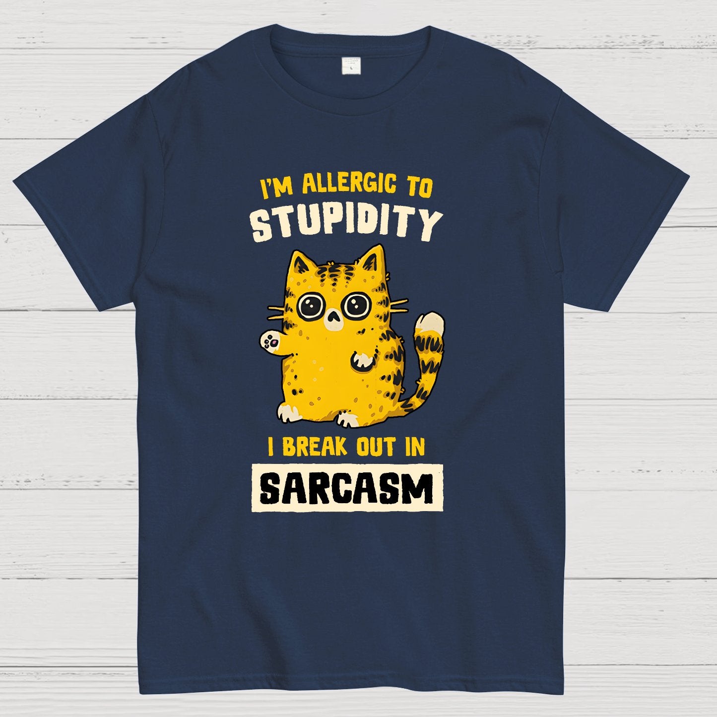 I Am Allergic To Stupidity Geek T-Shirt