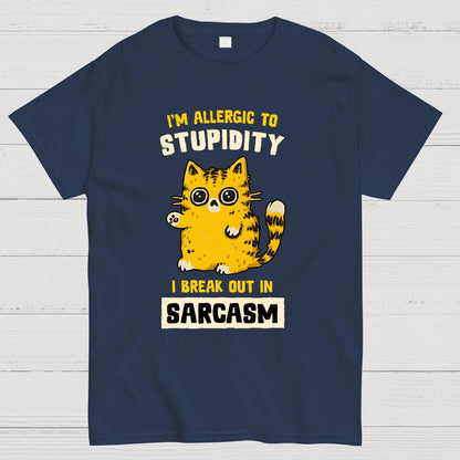 I Am Allergic To Stupidity Geek T-Shirt