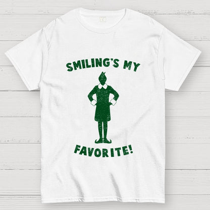 Smiling's My Favorite Geek T-Shirt