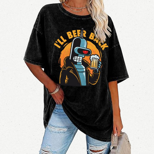 I'll Beer Back Vintage Distressed T-shirt
