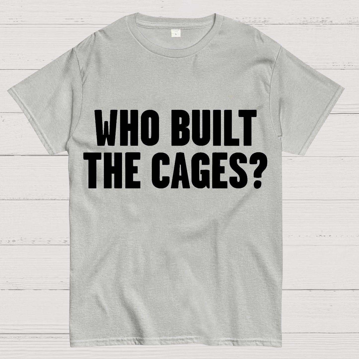 Who Built The Cage? Geek T-Shirt