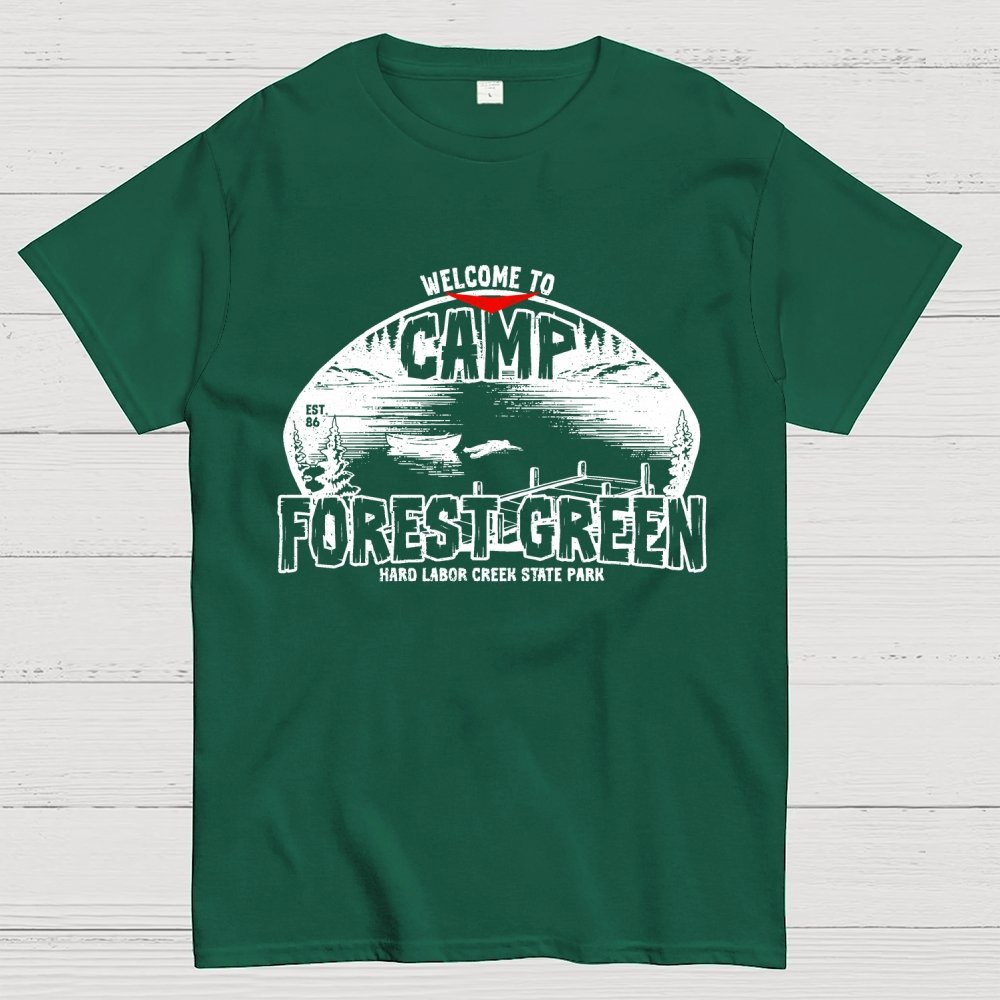 Camp Forest Green Geek T-Shirt
