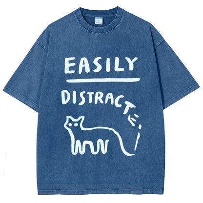 Easily Distrac Vintage Distressed T-shirt