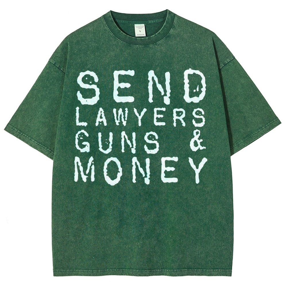 Send Lawyers Guns And Money Vintage Distressed T-shirt