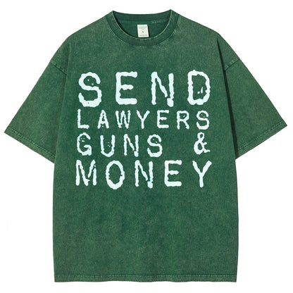 Send Lawyers Guns And Money Vintage Distressed T-shirt
