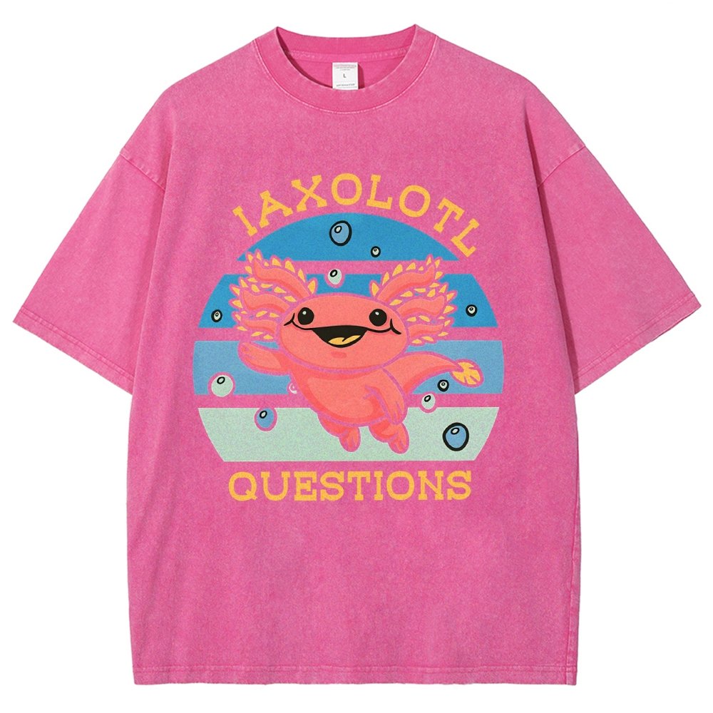 I axolotl questions Vintage Distressed T-shirt