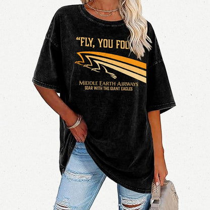 Fly, You Guys! Vintage Distressed T-shirt