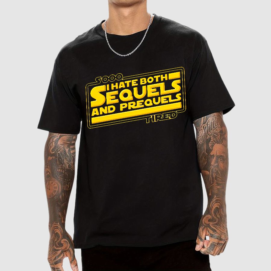 I Hate Sequels Geek T-Shirt