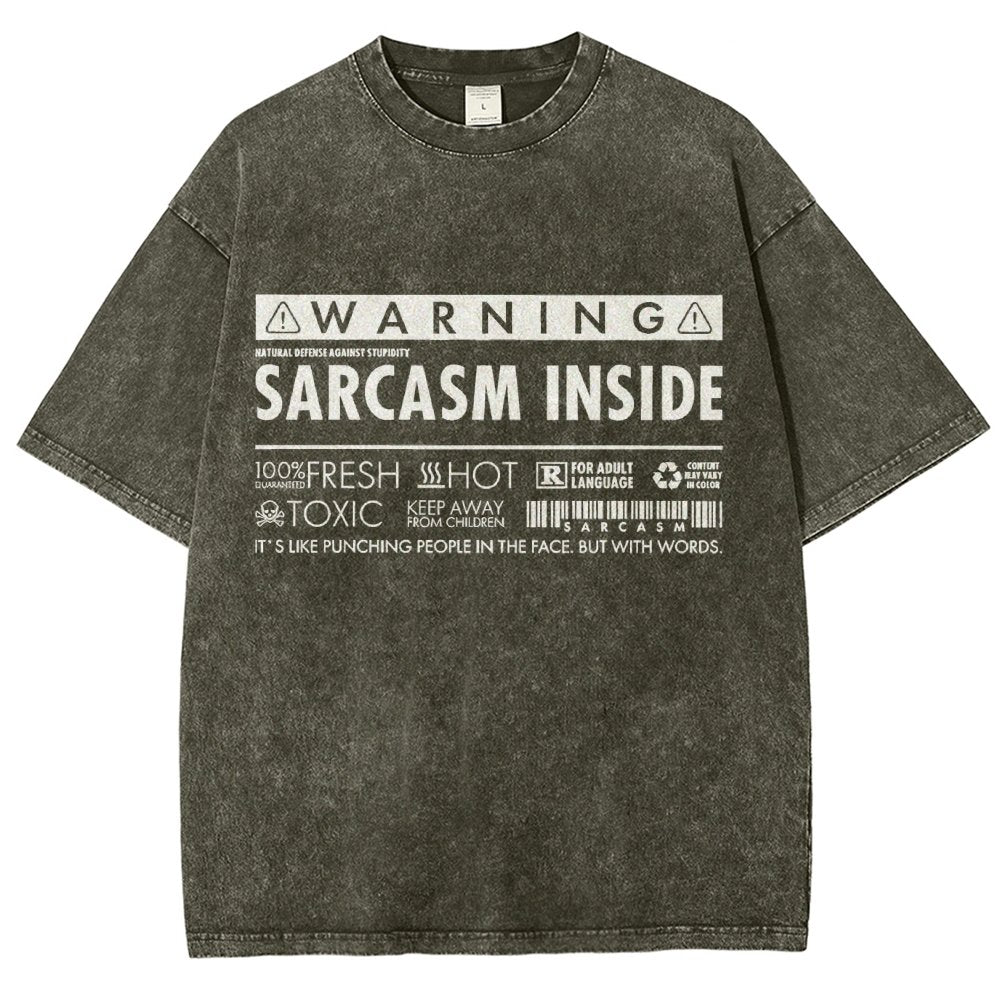 Sarcasm Inside Vintage Distressed T-shirt