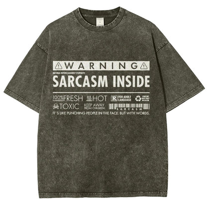 Sarcasm Inside Vintage Distressed T-shirt