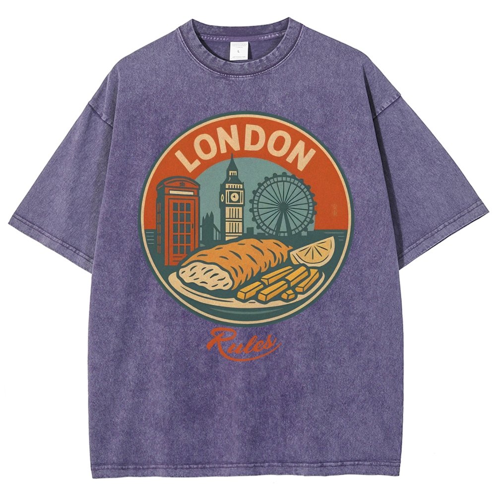 Rules.Century-Old Restaurant Vintage Distressed T-shirt