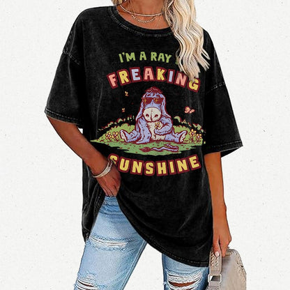 A Freaking Ray Of Sunshine Vintage Distressed T-shirt