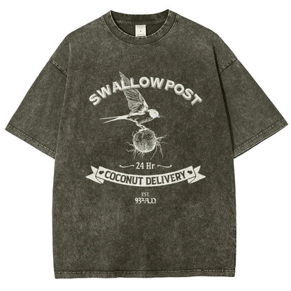 Swallow Post Vintage Distressed T-shirt