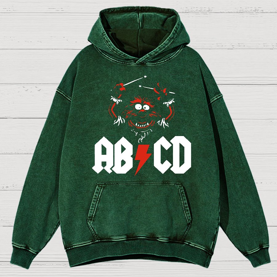 Rock Music Vintage Distressed Hoodie