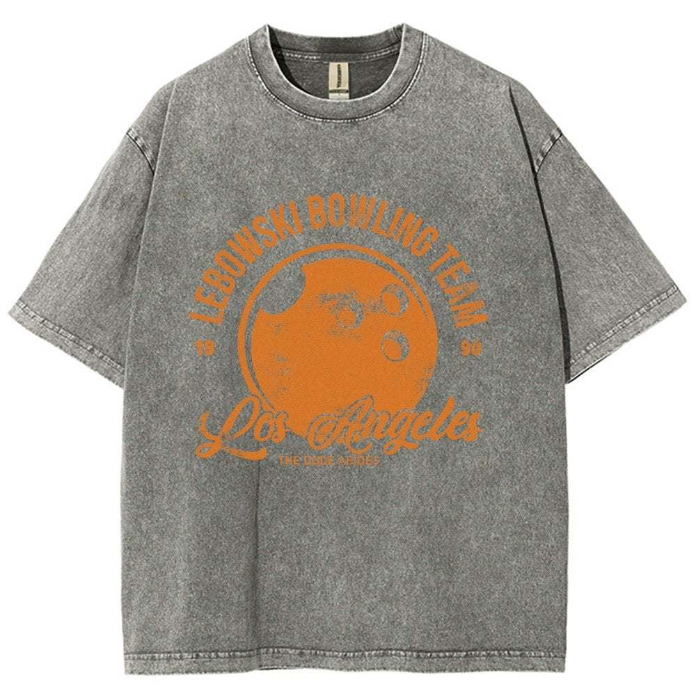 Bowling Enthusiasts Vintage Distressed T-shirt