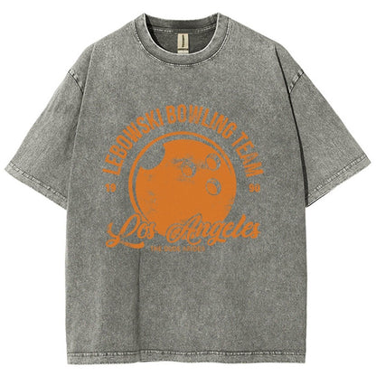 Bowling Enthusiasts Vintage Distressed T-shirt