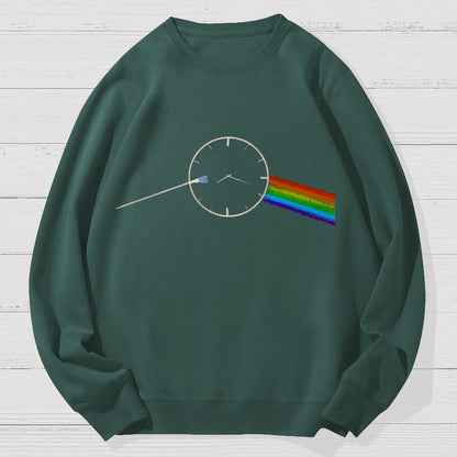 Time Prism Geek Cotton Sweatshirt