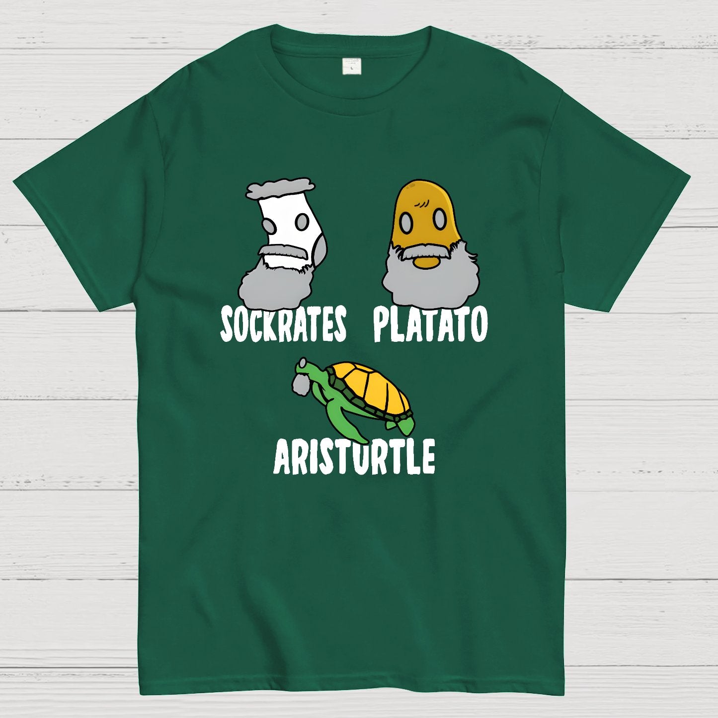 SOCKRATES PLATATO ARISTURTLE Geek T-Shirt