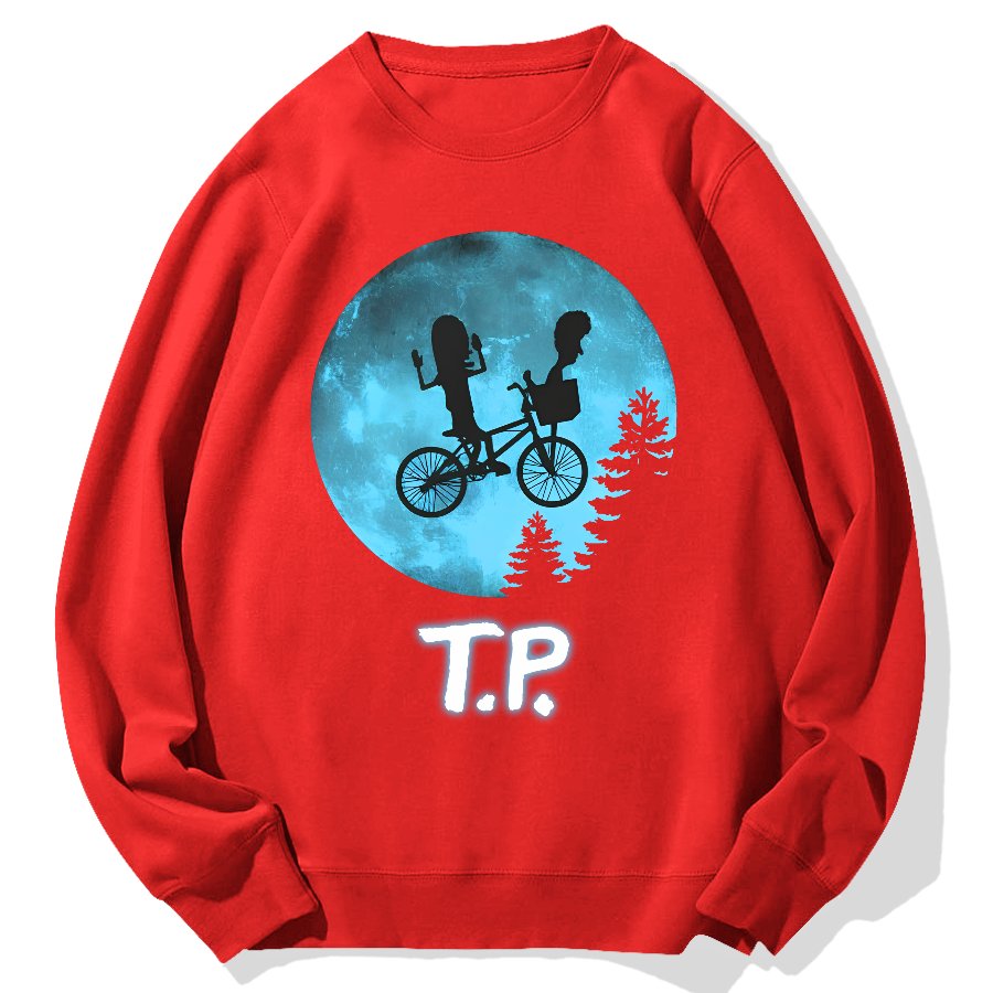 Funny Retro 80's Extraterrestrial Movie Parody 90's Geek Cotton Sweatshirt