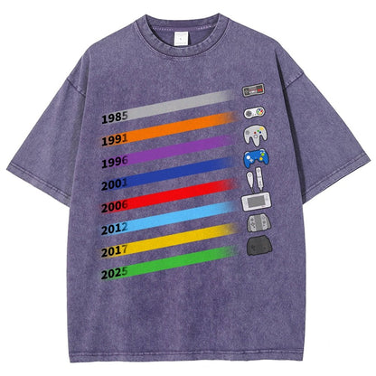 ConsoleEvolution Vintage Distressed T-shirt