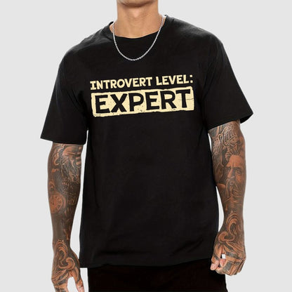 Introvert Level Expert  Geek T-Shirt