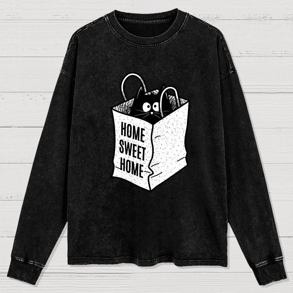 Home Sweet Home Washed Long Sleeve Tee