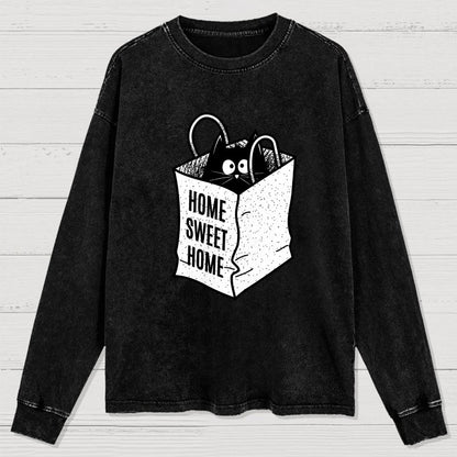Home Sweet Home Washed Long Sleeve Tee