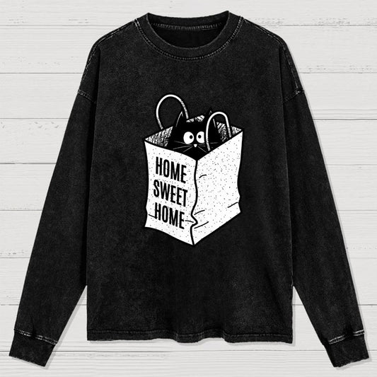 Home Sweet Home Washed Long Sleeve Tee