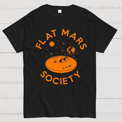 Flat mars society Nerdy T-Shirt
