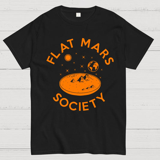 Flat mars society Nerdy T-Shirt