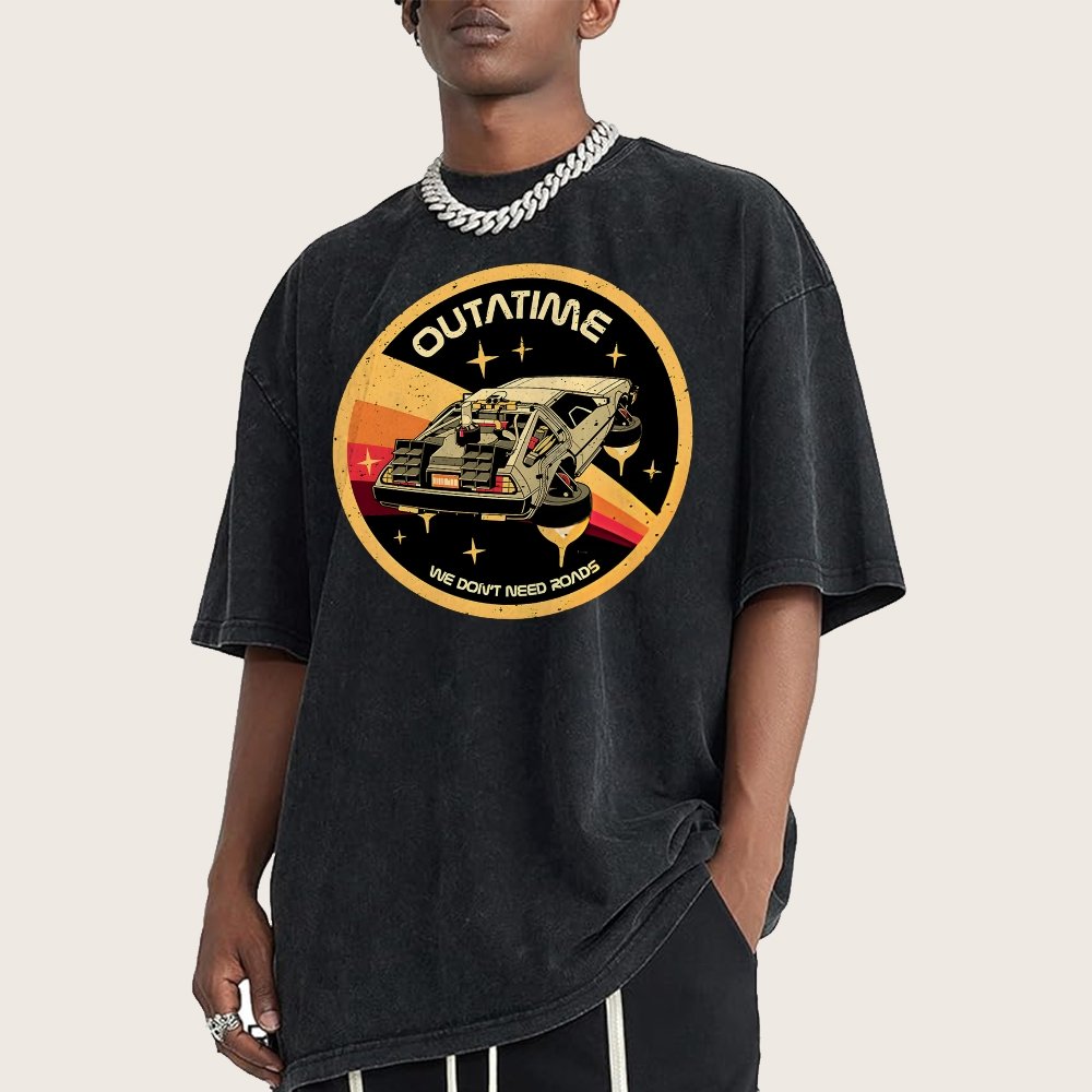 Vintage Time Travel Vintage Distressed T-shirt