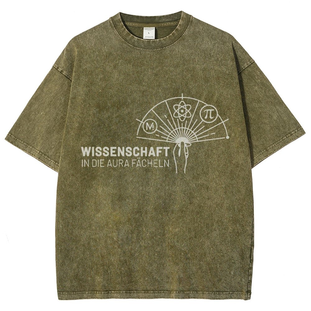 Wissenschaft in die Aura fächeln Vintage Distressed T-shirt