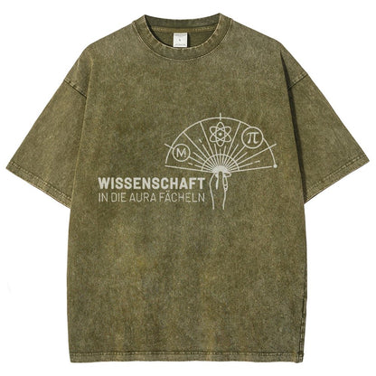Wissenschaft in die Aura fächeln Vintage Distressed T-shirt