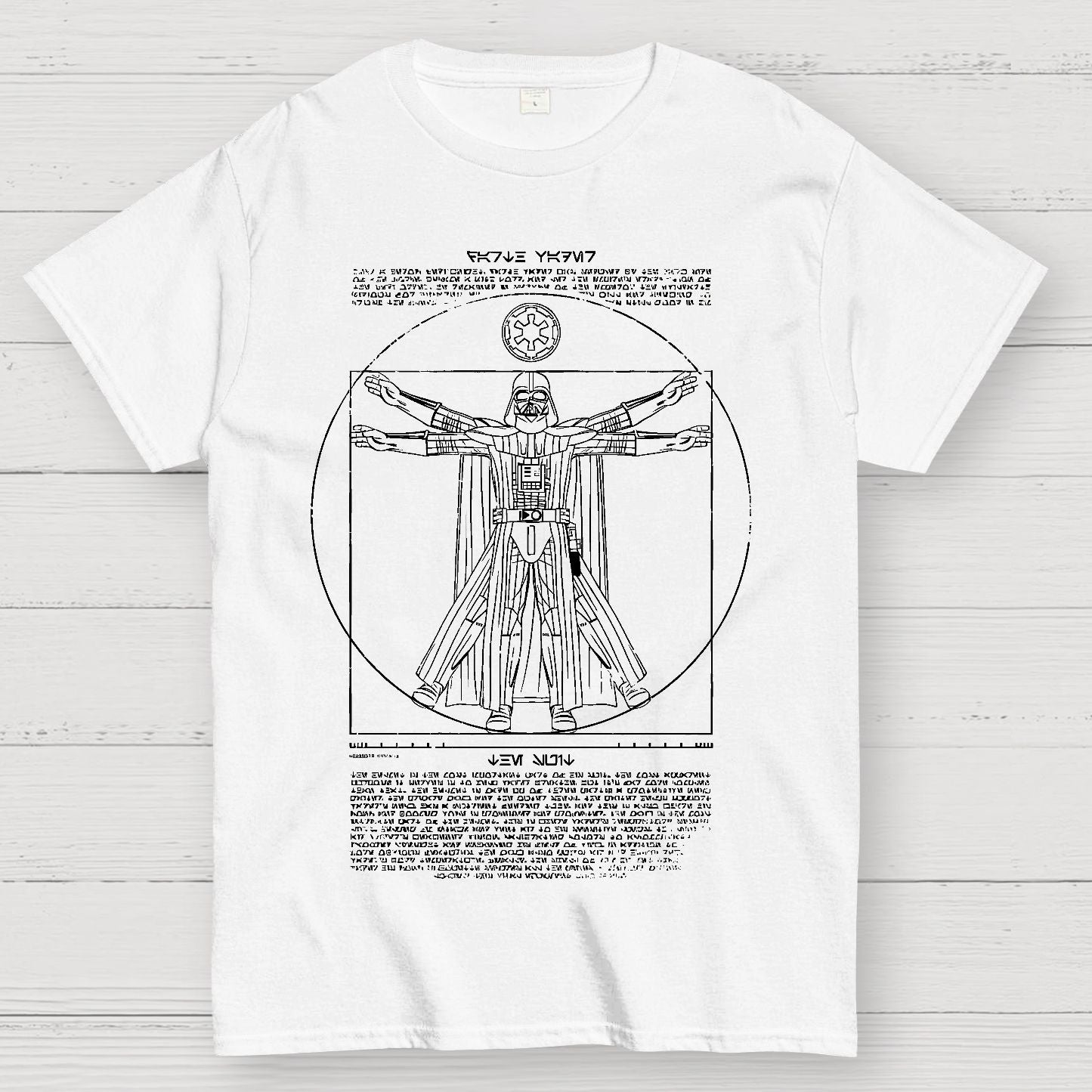 Vitruvian Darkside Geek T-Shirt
