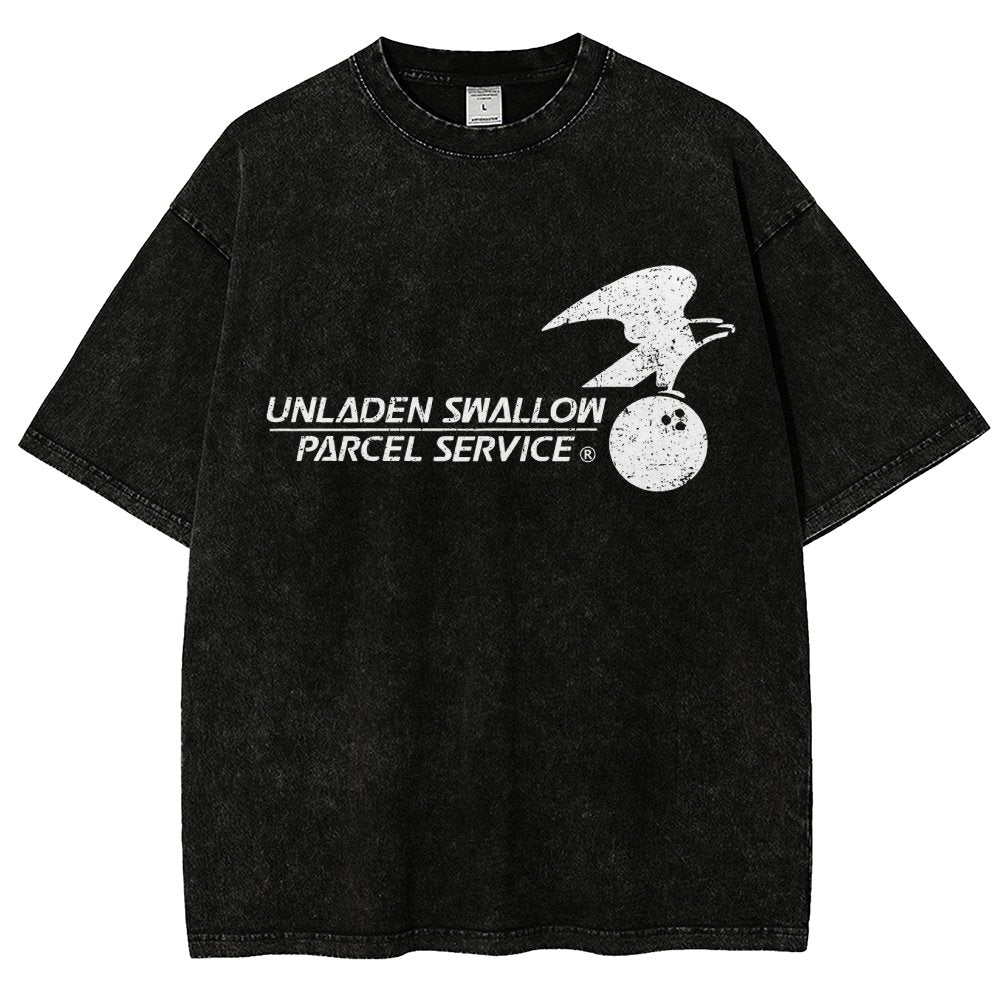 Unladen Swallow Shipping Service Vintage Distressed T-shirt