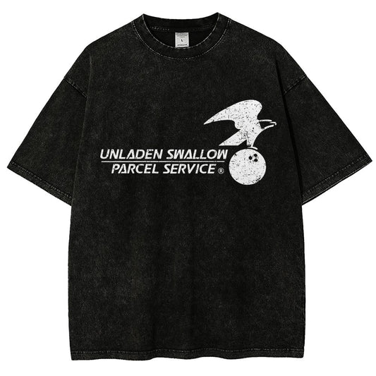 Unladen Swallow Shipping Service Vintage Distressed T-shirt