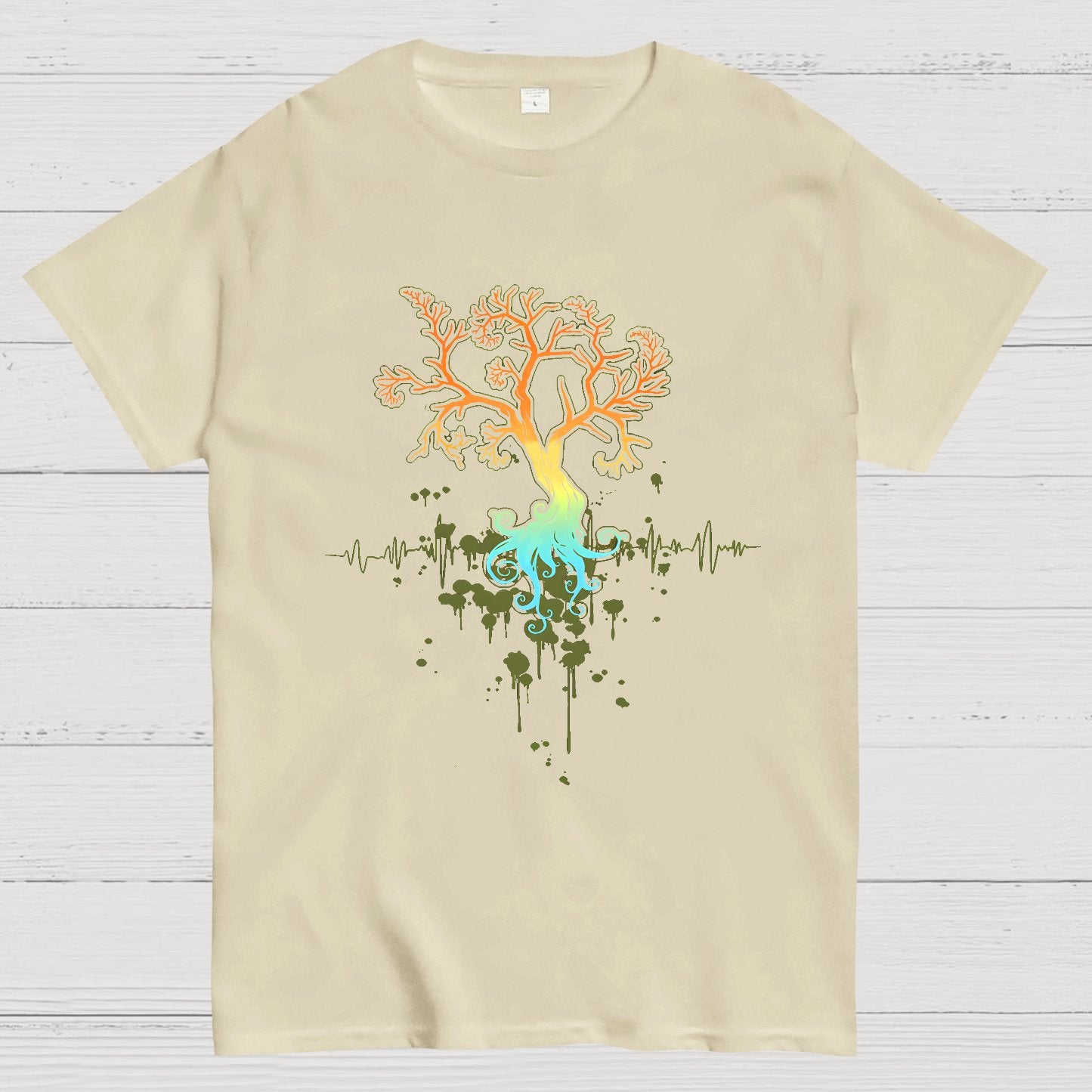 Fractal Tree Nerdy T-Shirt