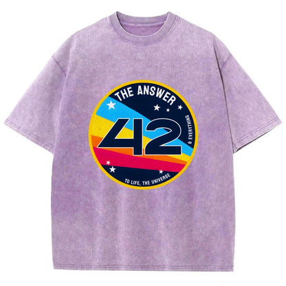 The Answer is 42 Vintage Distressed T-shirt