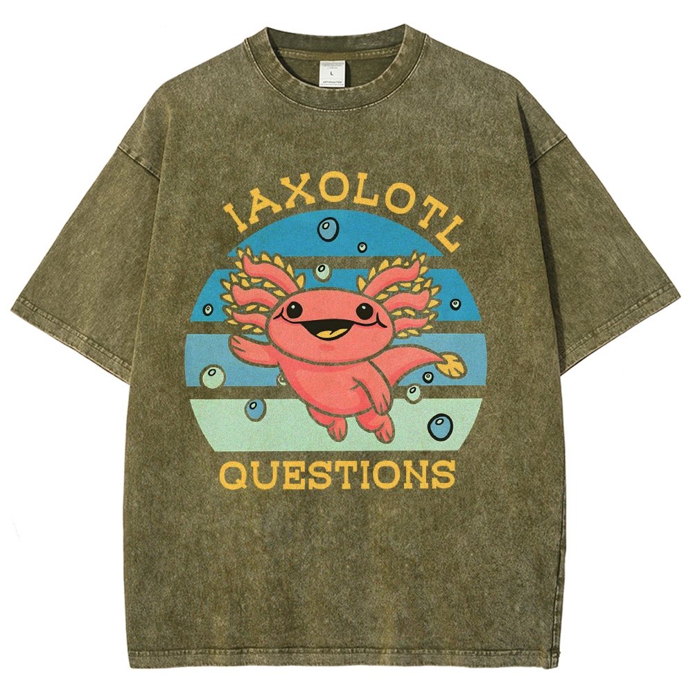 I axolotl questions Vintage Distressed T-shirt