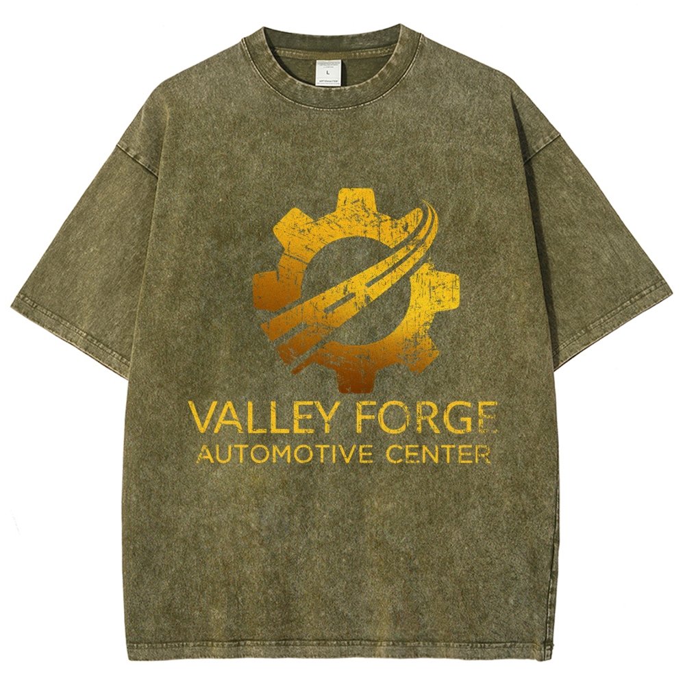 Funny Valley Forge Automotive Vintage Distressed T-shirt