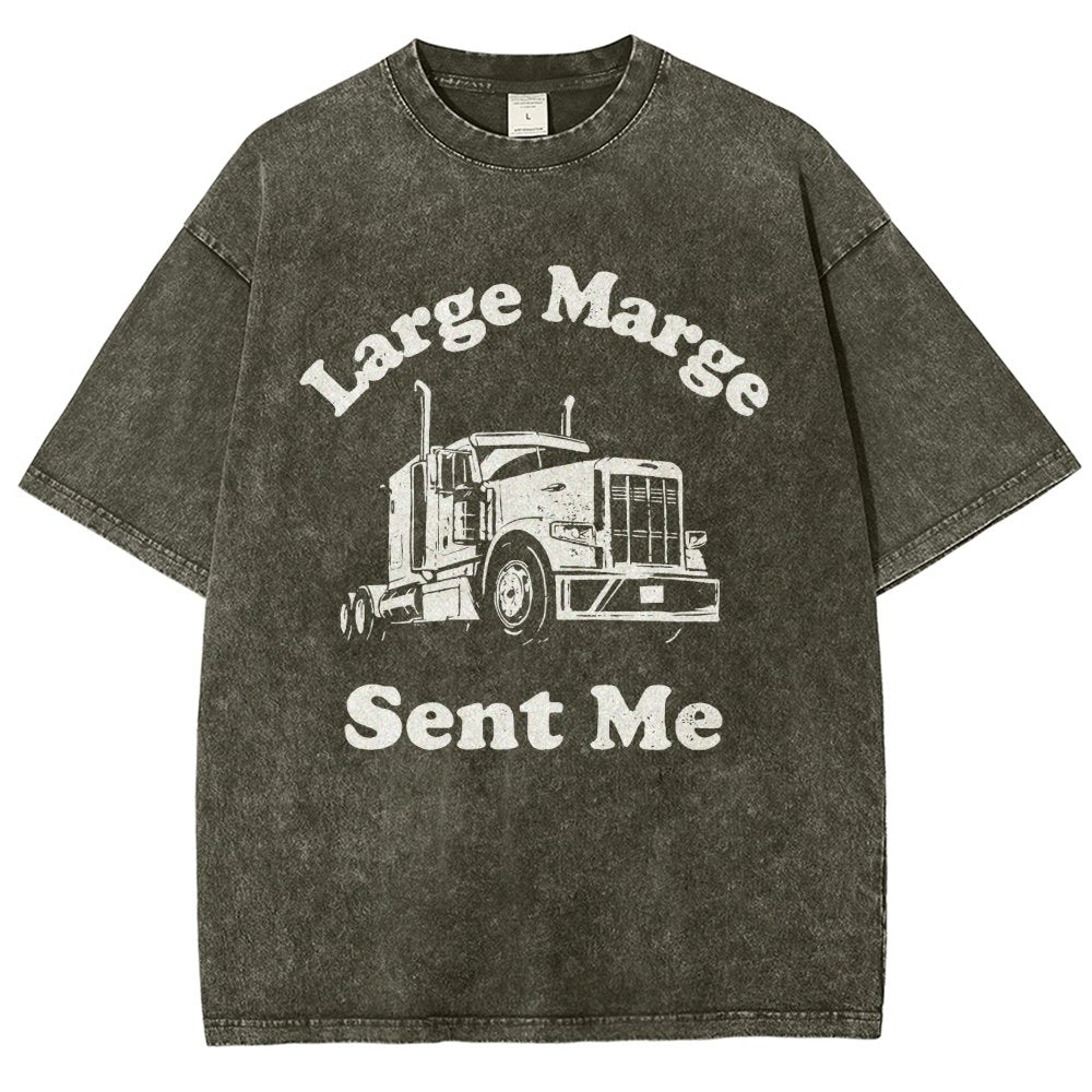 Large Marge Sent Me Vintage Distressed T-shirt